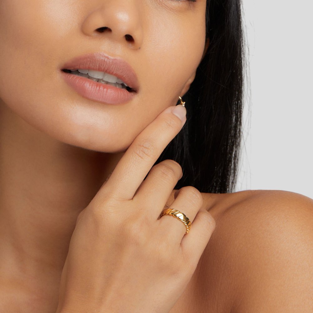 Anel Calira Eternidade Torcida