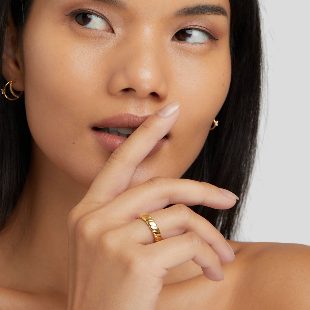 Anel Calira Eternidade Torcida