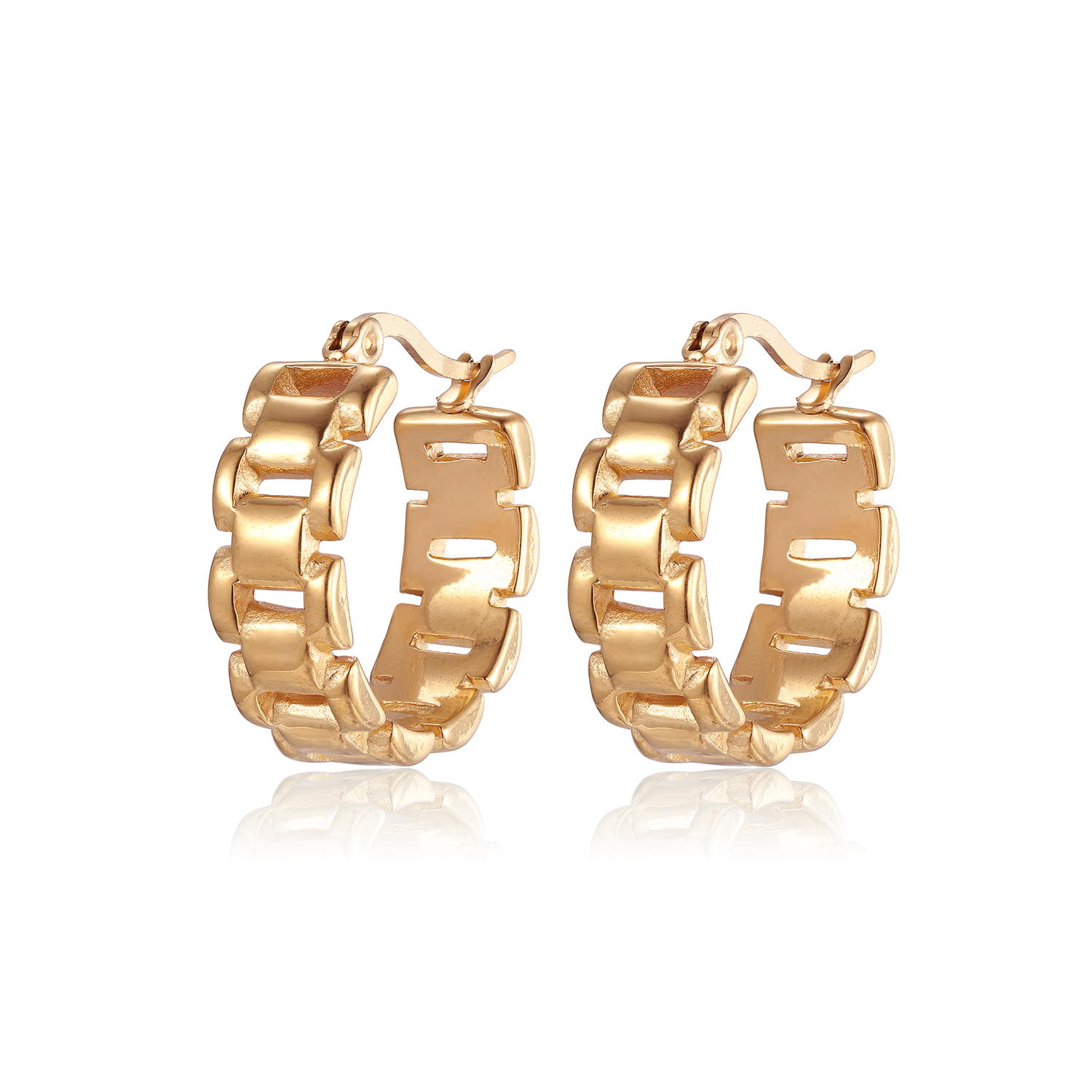 Brincos de correntes